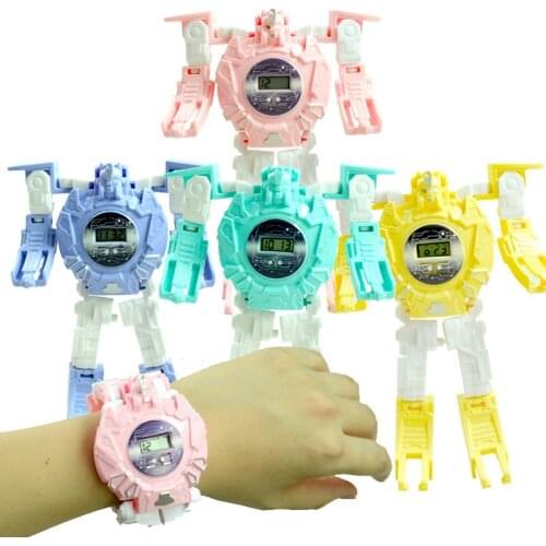 2020 New Kids Transformation robot toy watch gift for children