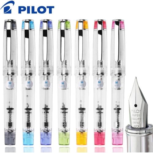 Pilot Prera Transparent Body Advance Fountain Pen F Tip(0.4mm)/M Tip(0.6mm) fprn-350r Writing Supplies 1Pcs