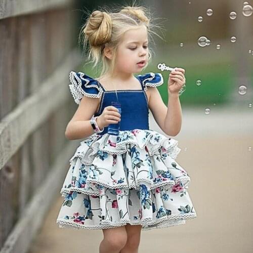 Summer Baby Girls Princess Dress Kids Vestidos Infantil Girl Party Dress Children Clothing Girls Tutu Dress Robe Enfant Fille