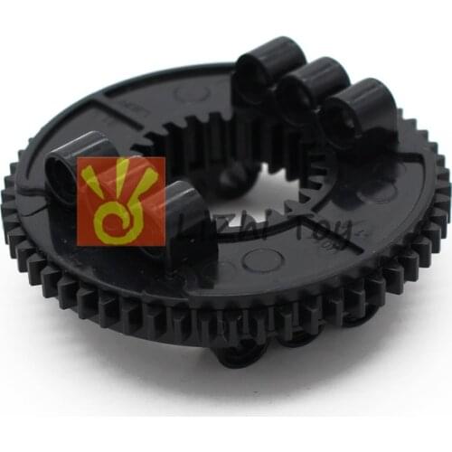 Technology 48452cx1 Turntable Large Type 2 with Black Outside Gear Section Educational Toys Bulk Building Blocks Compatible