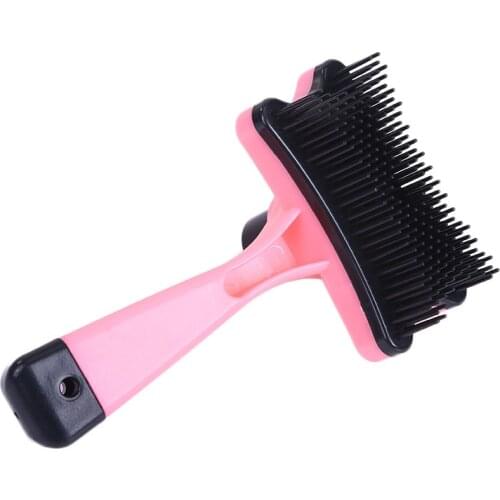 Pet comb beauty cleaning supplies automatic hair removal comb dog comb pet self-cleaning comb medium cat and dog open knot comb