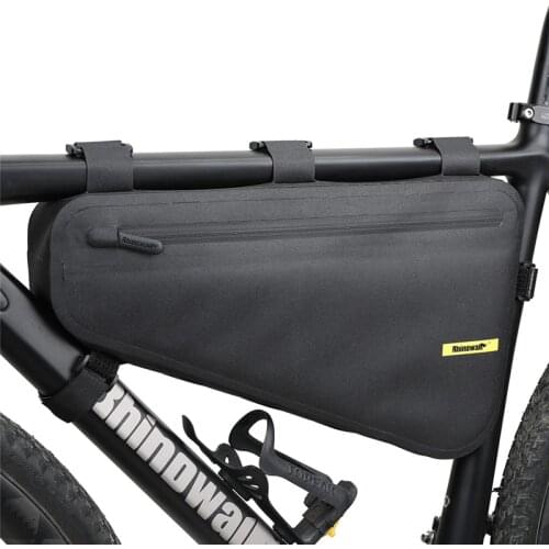 Rhinowalk Bicycle Frame Bag Triangle Bag Waterproof Front Tube Frame Bag Road MTB Bike Panniers Large Capacity Cycle Frame Bag