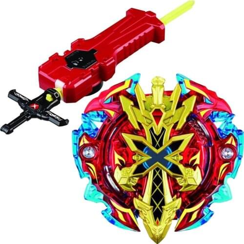 Spinning Top Burst B-48 Xeno Xcalibur M.I Attack Starter with Launcher Spinning Top Gift w/ Launcher Sword Launcher