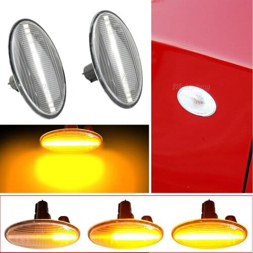 LED Dynamic Fender Turn Signal Light Side Marker Lamp For Subaru Forester Impreza 2008-2019 Sequential Blinker