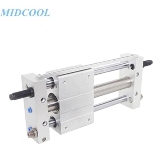 Air Cylinder RMTL Series 32mm Bore RMTL32 Rodless Magnetic Cylinder With Exactitude Guide Pneumatic Cylinder Double Acting