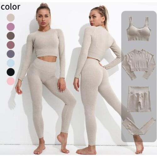 Women Sleeveless Crop Tank Top with Shelf Buit In Bra Longline Sports Bra Naked Feel Racerback