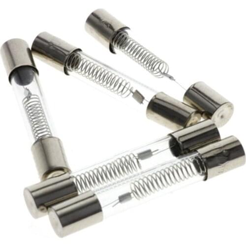 10Pcs 5KV Special Microwave Oven Fuse 6*40mm 0.65A 0.7A 0.75A 0.8A 0.9A Glass Tube Fuse 5000V 700MA 6x40mm High-Pressure Fuse