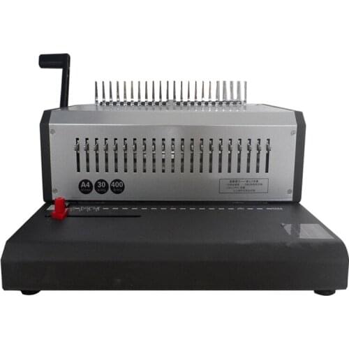 A4 Electric Binding Machine Paper Comb Binding Machine Punch Binding Machine Adjustable margins 1pc