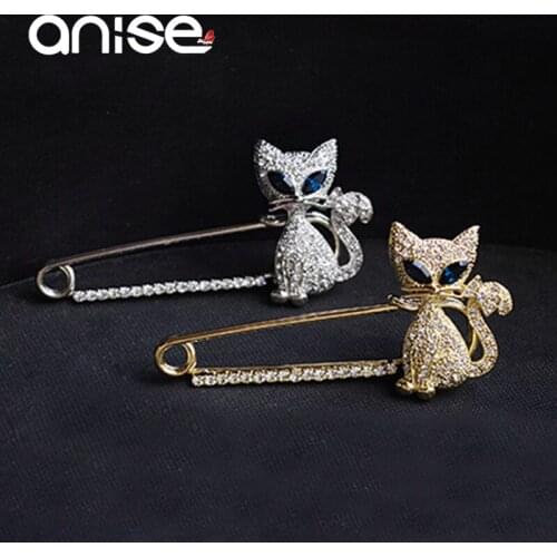 Anise Brooches With Cats For Clothes
