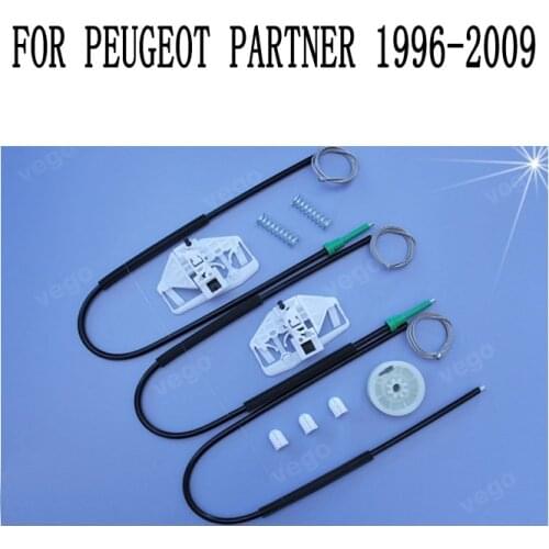 For PEUGEOT PARTNER 1996-2009 Power Electric Car Window Regulator Window Lifter Repair Kit Set 4/5 door Front Left or Right