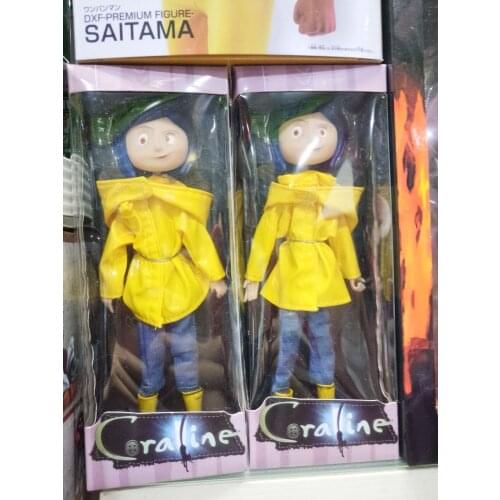 Movie craline Figure Ghost Mom Caroline Raincoat Edition Take off clothes Action Figure Toy Doll Gift 16cm