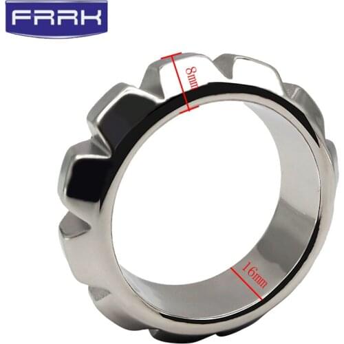 FRRK30 penis ring, decorative delay ring, stainless steel penis protector ring, chastity belt, sex toy