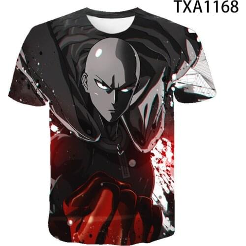 One Punch-Man 3D Printed t-shirts Short Sleeve Boy Girl Kids Fashion Men Women Children Casual Short Sleeve Cool Tops Tee