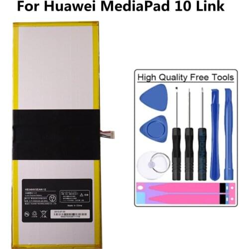 HB3X1 HB3484V3EAW-12 Flat Panel Battery For Huawei MediaPad 10 Link S10-201wa Tablet PC High Quality Replacement Bateria + Tools