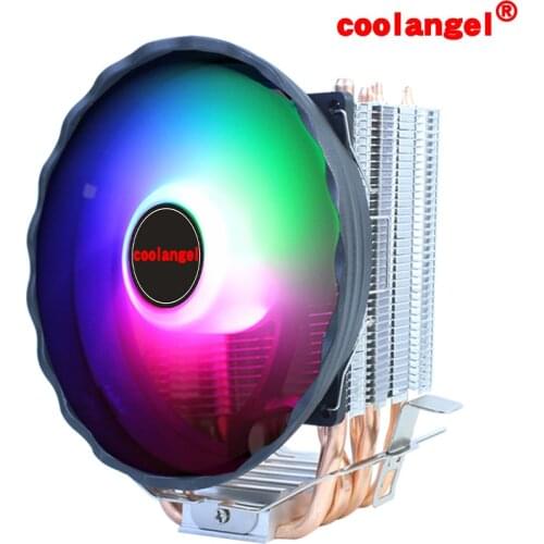 CPU Cooler 6 Heat Pipes 120mm 4 Pin PWM RGB for Intel LGA 1200 1150 1151 1155 2011 AMD AM4 AM3 X79 X99 CPU Cooling Fan PC Quiet