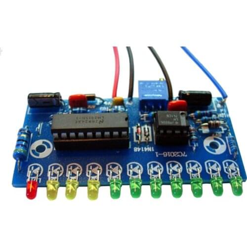 LM3915 10 LED Audio Level Indicator VU Meter Preamp Power Amplifier Indicate DIY EL101