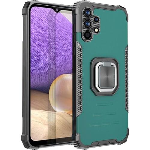 For Samsung Galaxy A32 A12 A52 A72 A70 A50 A30 A71 A51 A21 A11 A01 M01 M51 Note 20 S20 FE Car Magnet Ring Shockproof Armor Case