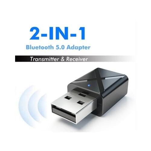 Hannord Bluetooth 5.0 Music Receiver Transmitter Mini Stereo Bluetooth AUX Audio 3.5mm Jack For TV PC Car Kit Wireless Adapter