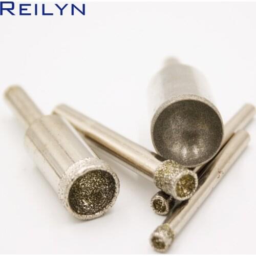 4-25mm Diamond Grinding Burr 60# 320# Ball Rounding Bits Abrasives Jade Grinding Bits Die Grinder Dremel Rotary Tools