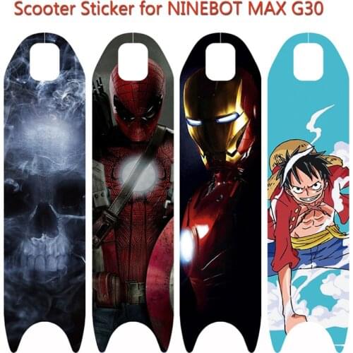Electric Scooter DIY Sticker For Ninebot MAX G30 kickscooter Pedal Non-slip Stickers PVC Tape Waterproof skateboard Personalized