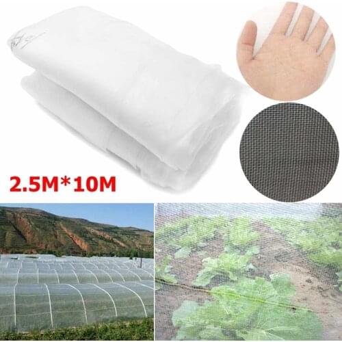2.5X 10 Meter 8X32Ft Greenhouse Vegetable Netting Mesh Mosquito Anti Bird Net Garden Crop Vegetable Protection Fine Mesh Cloth