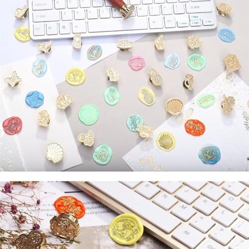 Embossed 3D Leaf Wax Seal stamp wedding laurel wax stamp envelope seal botanical wreath seal Wedding Decorative