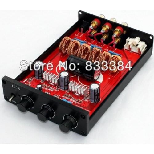 TPA3116 2.1 2x50W+100W Class D AMP Amplifier Board assemble with Case
