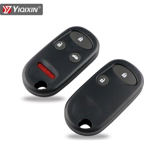 YIQIXIN Remote Car Key Fob Case For Honda CRV S2000 Civic Odyssey Accord Jazz 2/4 Button Key Shell Replacement 2003-2011