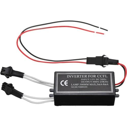 1pcs DC 12V-900V Angel Eye Inverter Ballast For CCFL Angel Eyes Halo Rings Light Female Connection 2 Outputs Light Ballast Box