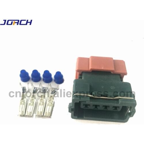 5sets 4 pin Female MAFS S13 SR20 Mass Air Flow Sensor Connector Kum Auto Electrical Sealed Plug PB187-04446