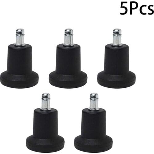 High Wheels 2.5" Replacement Office Desk Chair or Stool Swivel Caster Wheels,Easy Conversion from Wheeled Casters to Stationary