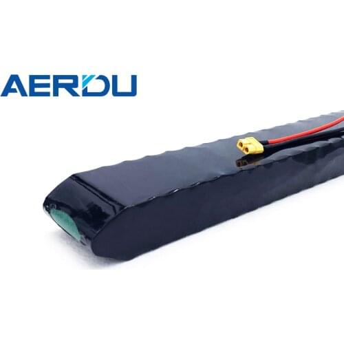 AERDU 750Watt Li-ion Rechargeable Battery Pack Built-in 20A Common Port BMS XT60 Scooter Ebike Motor 13S3P 48V 7.5Ah