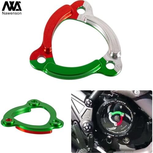 Aluminum Spring Retainer Ring for Clear Clutch Cover Set for 959/1199/1299/V4 Panigale for Monster 821/1100 EVO/1200 for Xdiavel