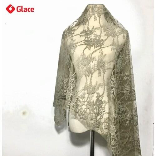 1 Piece is 1.5M x 1.5M Hot Selling 100%Nylon Lace Fabrics For Girl Skirt Dress Wedding Party Desinger Accessories G1106