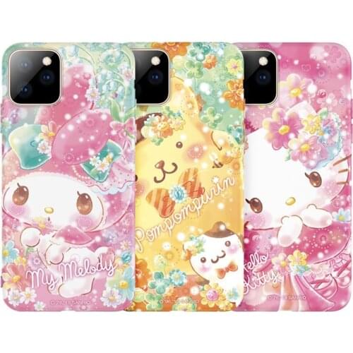 Hello Kitty Mobile Phone Shell Hello Kitty Protective Cover Anti-Fall Soft Shell for Iphone11Promax Hello Kitty Case