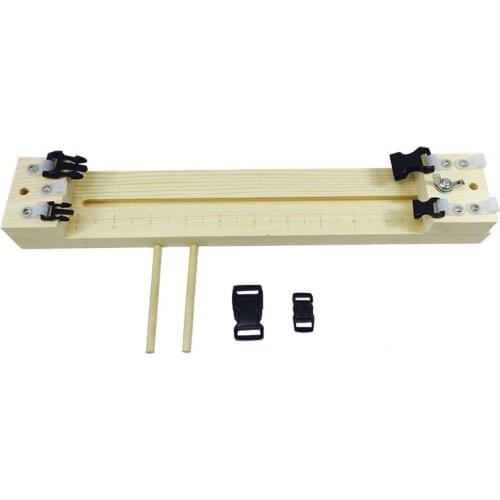 By DHL 50set Bracelet Knitting Tool Wristband Knitting Tool DIY Wood Paracord Jig Bracelet Maker Wristband Maker