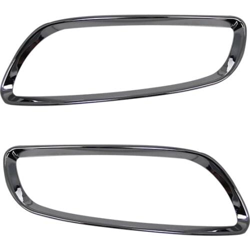 For Hyundai Santa Fe 2010 2011 2012 ABS Chrome Rear Foglight Fog Light Lamp Cover Trim Frame Sticker Exterior Accessories
