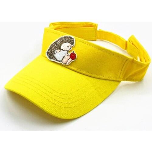 Hedgehog animal embroidery Visors Baseball Cap Adjustable Snapback cap for men and women 198