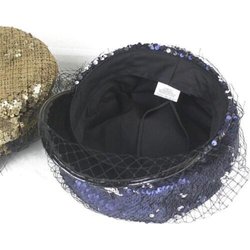 2021 Summer Five Colors Mesh Adjustable Snapback Sun Hat Flat Brim Unisex Fashion Sequins Baseball Cap Clever