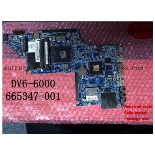 Placa Mae For HP PAVILION DV6 DV6-6000 SERIES LAPTOP MOTHERBOARD MAINBOARD P/N 665347-001