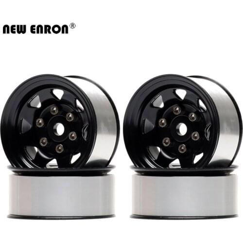NEW ENRON Aluminum Alloy 1.55" 46mm Wheel Hub Rim 4PCS for RC Car 1/10 D90 TF2 Tamiya CC01 LC70 MST JIMNY Axial 90069