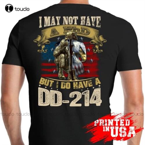 New Veteran T-Shirt Backside Soldier Vintage Us Flag Freedom Patriotic Tee Funny Shirts For Women Cotton Tee S-5Xl Unisex