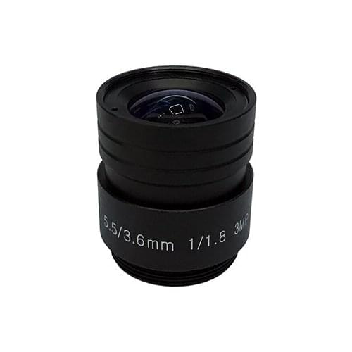 F1.2 5.5mm 1/1.8" CS Mount CCTV Lens HD 3MP HD Camera Lens For Video CCTV System Starlight IP Security Camera SL-HD5512MP