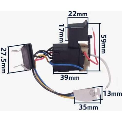 Electric Drill Control Switch 7.2V 9.6V 12V 14.4V for Hitachi Old 7.2-V18 Switch High-quality