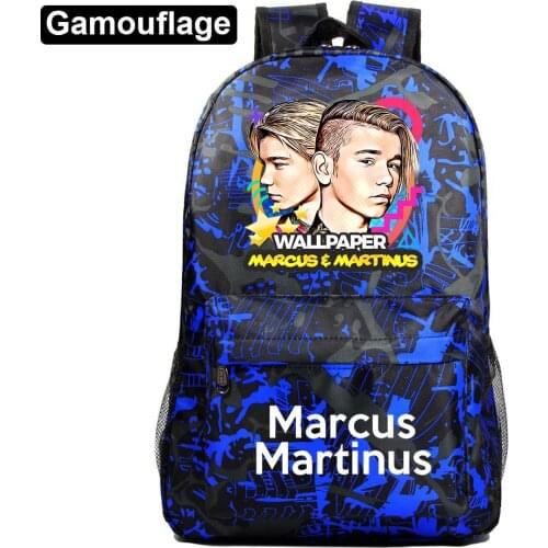 Marcus and Martinus Backpack for Girls Boys Teens Cool Travel Knapsack Children Rucksack Kids School Bags Mochila Galaxia