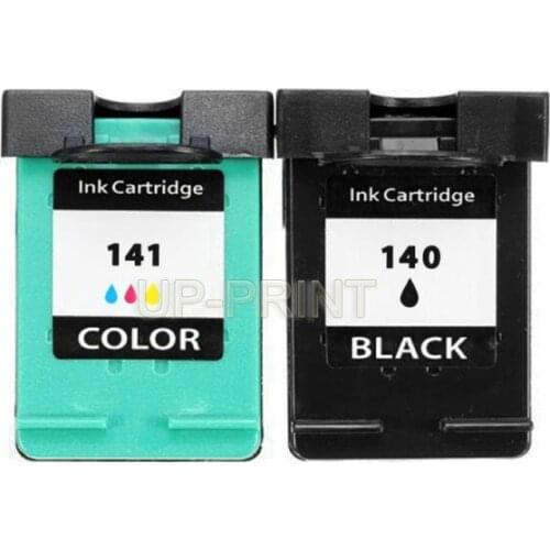 UP compatible For HP140 141 ink cartridge for DeskJet D5360 D5363 D4260 D4263 D4363 OfficeJet J6413 J5783 C4275 5700...printer