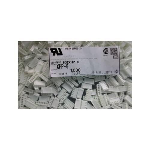 XHP-6 CONN HOUSING 2.5MM XH 6POS Rectangular - Housings Connectors terminals housings 100% new and original parts
