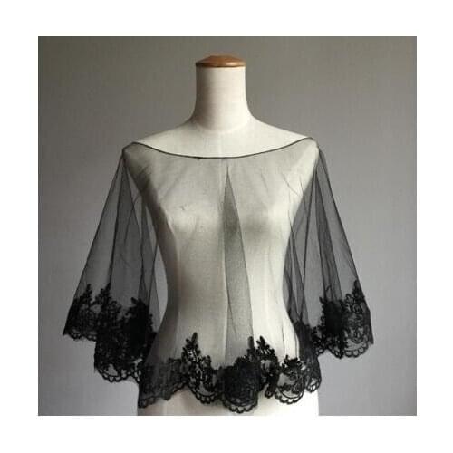 Winter Warm Black Wedding Dress Shrugs Bolero Wrap Jacket Coat Shawl hochzeit jacken, schals kaps Boda chaquetas chales CAPES