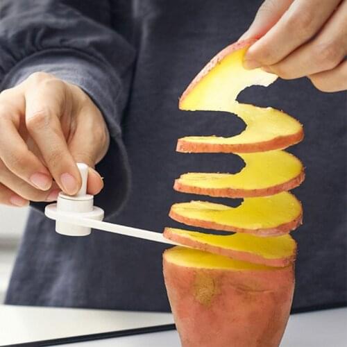 1PC Potato Spiral Hand Cucumber Cutter CarrotSpiralizer Spiral Salad Chopper Kitchen Gadgets Accessories