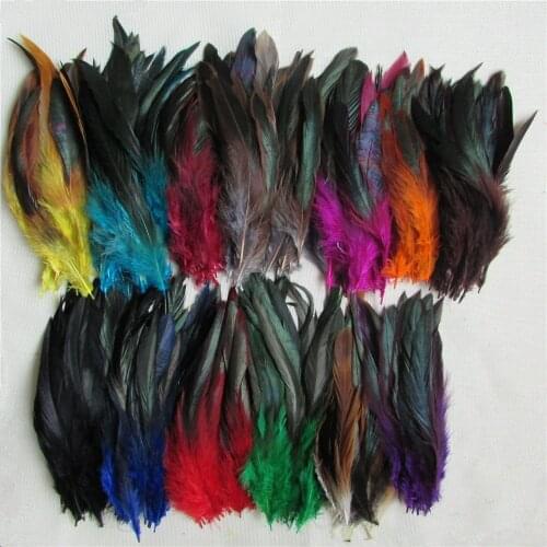 13 kind of colour select pheasant feather 50 lot sell 12.5-20cm